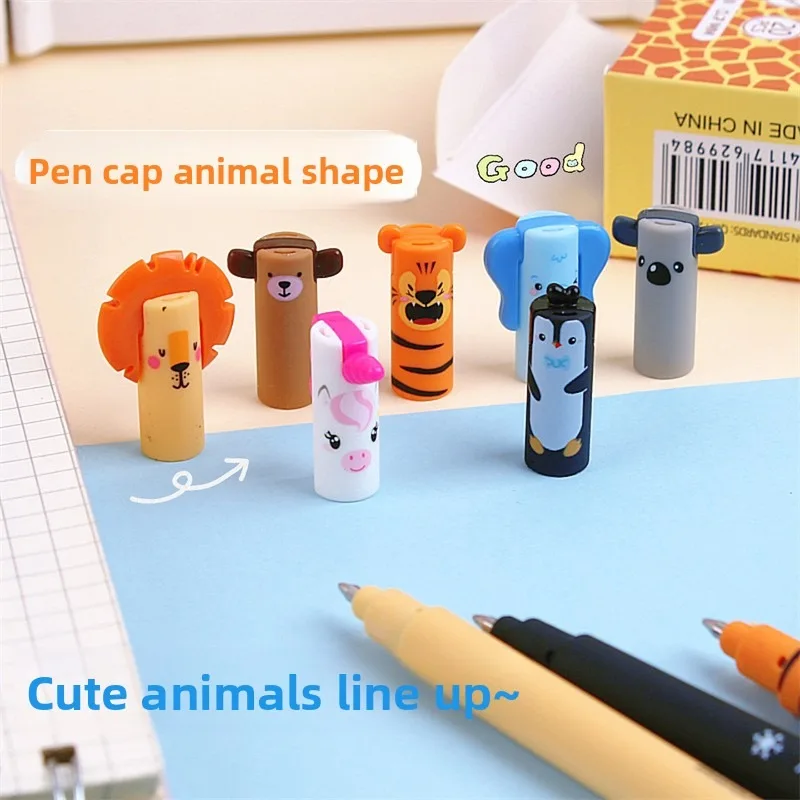 /3/11Pcs 동물 0.7mm 지울 수 있는 젤 펜 2in1 학생용 쓰기 및 지우기 볼펜 쓰기 및 그림 그리기 실수 지우기2026