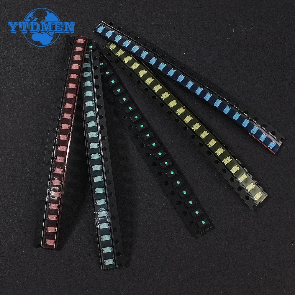 Multicolor 1206 SMD LED Light Diode Kit - 100 PCS