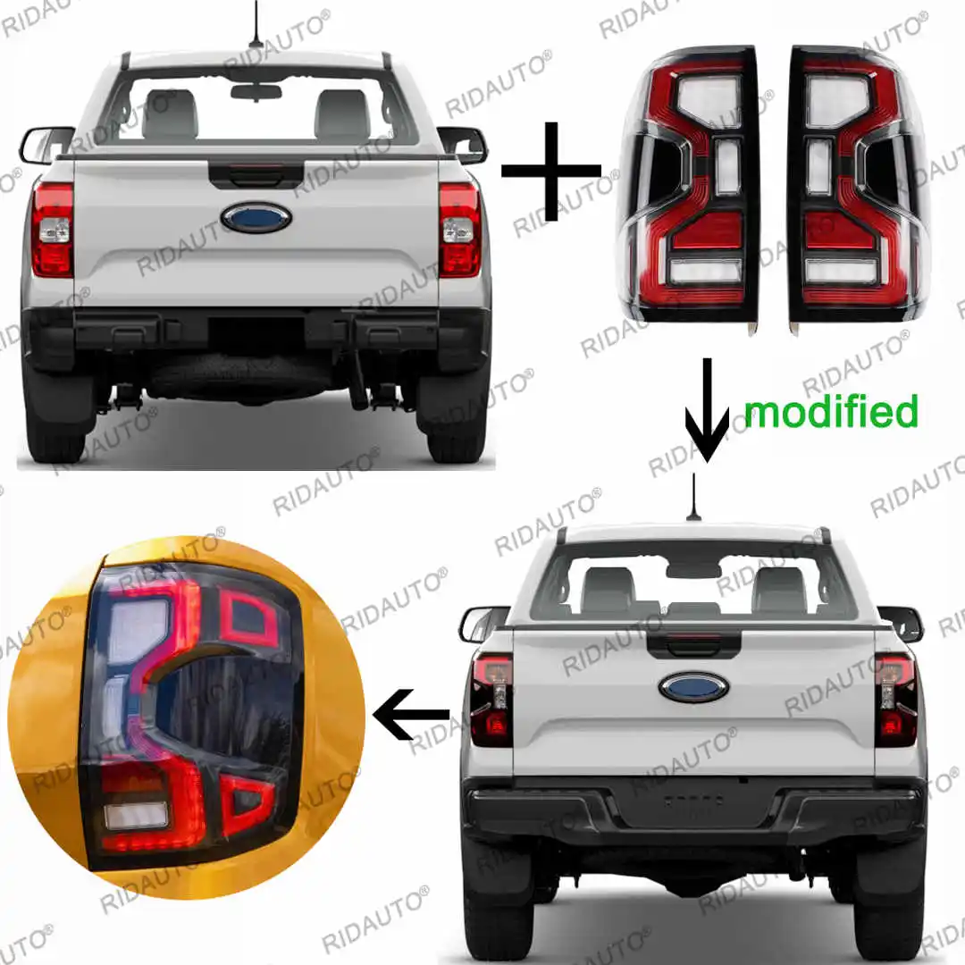 Couvercle De Lampe Frontale À Led Pour Ford Ranger 2022 2023 T9