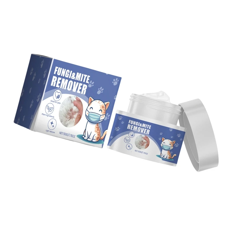 Recovery & Itch Relief Scabies Cream for Dog Cats Scabies Relief 50g Cats Fungi&Scabies Cream Itch