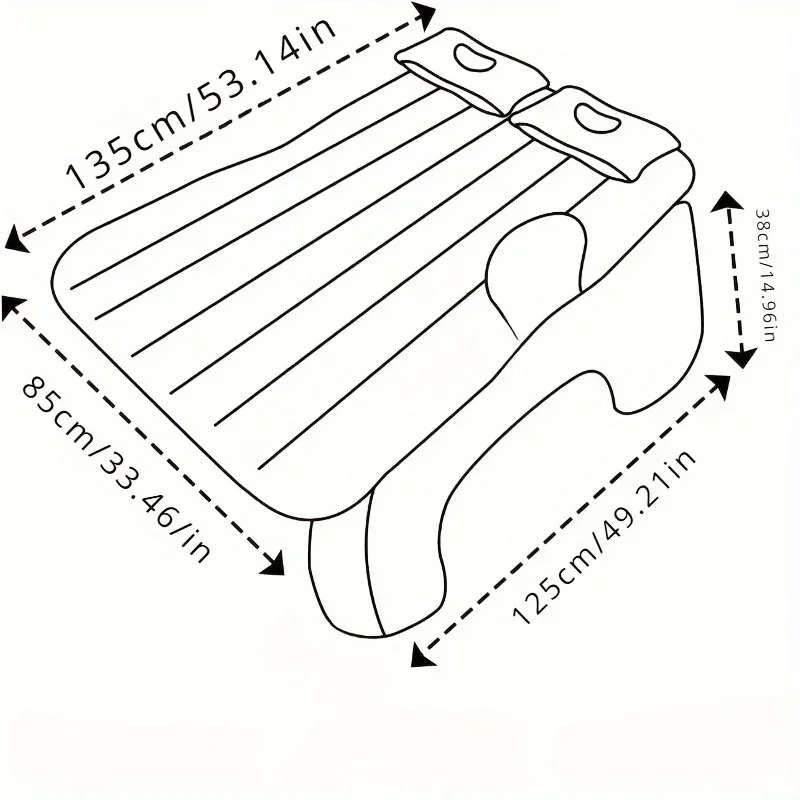 Inflatable Car Sleeping Mattress for SUV Rear Seat Travel