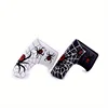1pc Fashionable Golf Putter Covers, Blade Putter Headcovers, Embroidered Spider Design Putter Protector 2