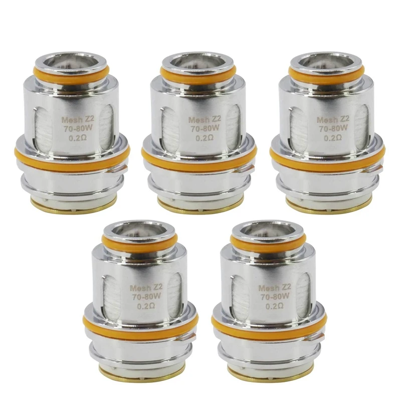 New 5 Pcs Replacement Coil Heads For Zeus Sub Z2 Coils 0.2 Ohm Repair