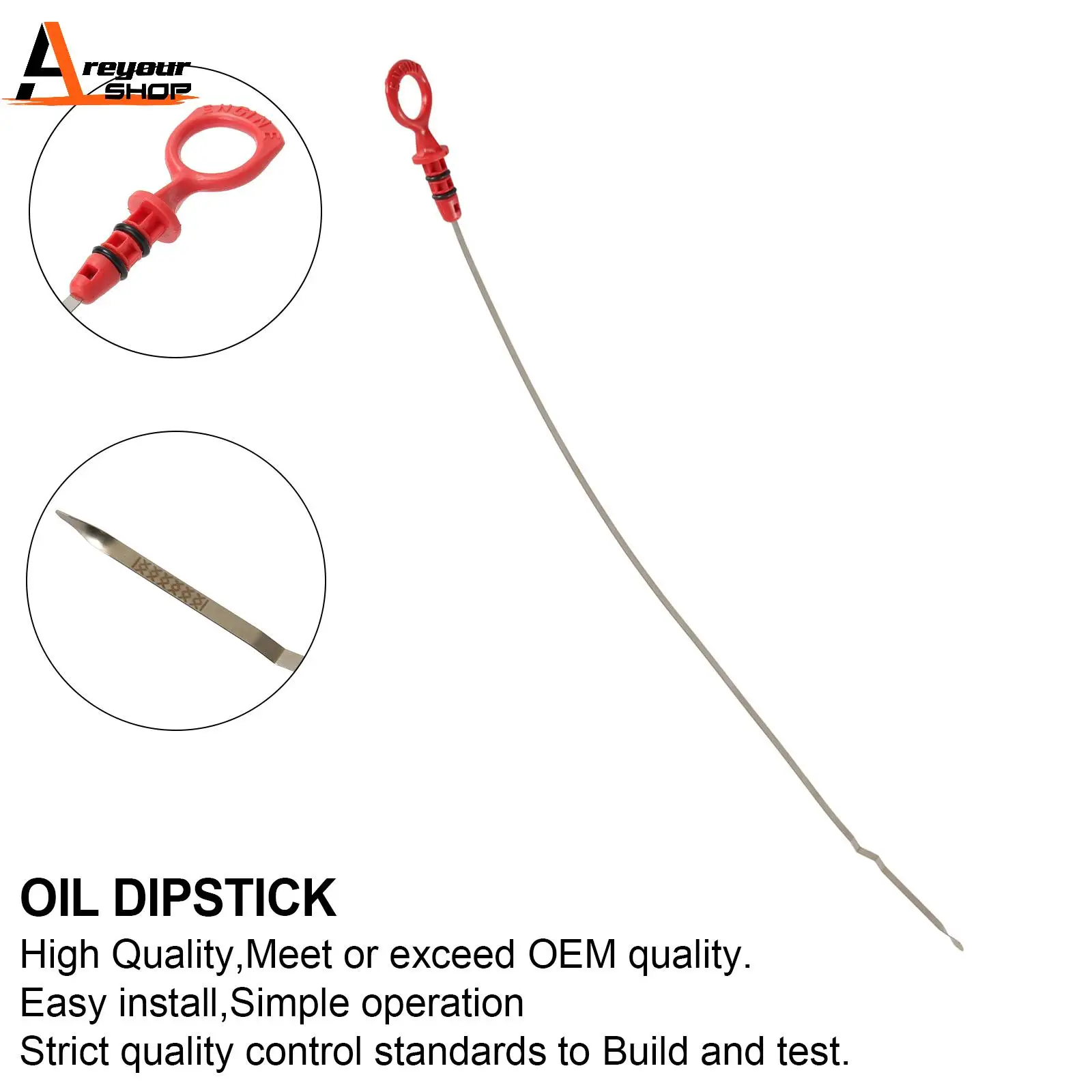 Engine Oil Dipstick For C70 S60 S70 S80 V70 XC70 XC90 Replaces 9497557, 32311870, URO009431 From Ddmydec, $93.77