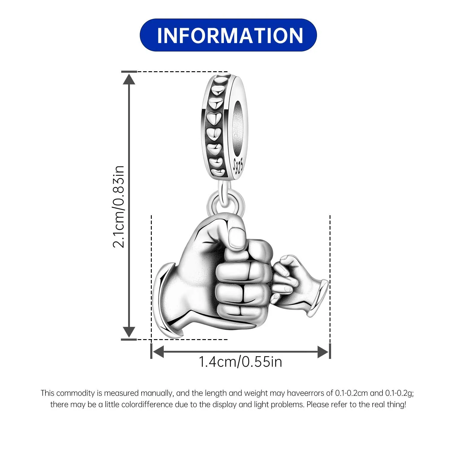 925er-Sterlingsilber, Liebesform, Mutter-Tochter-Anhänger, Armband-Charms, passend für Schmuck, Party-Perlen, DIY, feines Geschenk-Zubehör – Detail 22