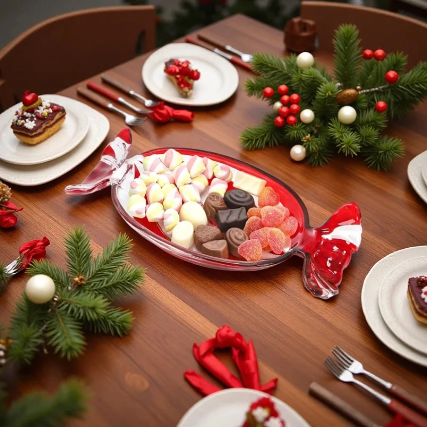 Candy Shaped Dessert Plate 4