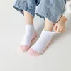 5 Pairs/Lot 2023 New Summer Children Socks Cotton Kids Fashion Black White Gray For 1-12 Years Teen Student Baby Girl Boy Socks 3