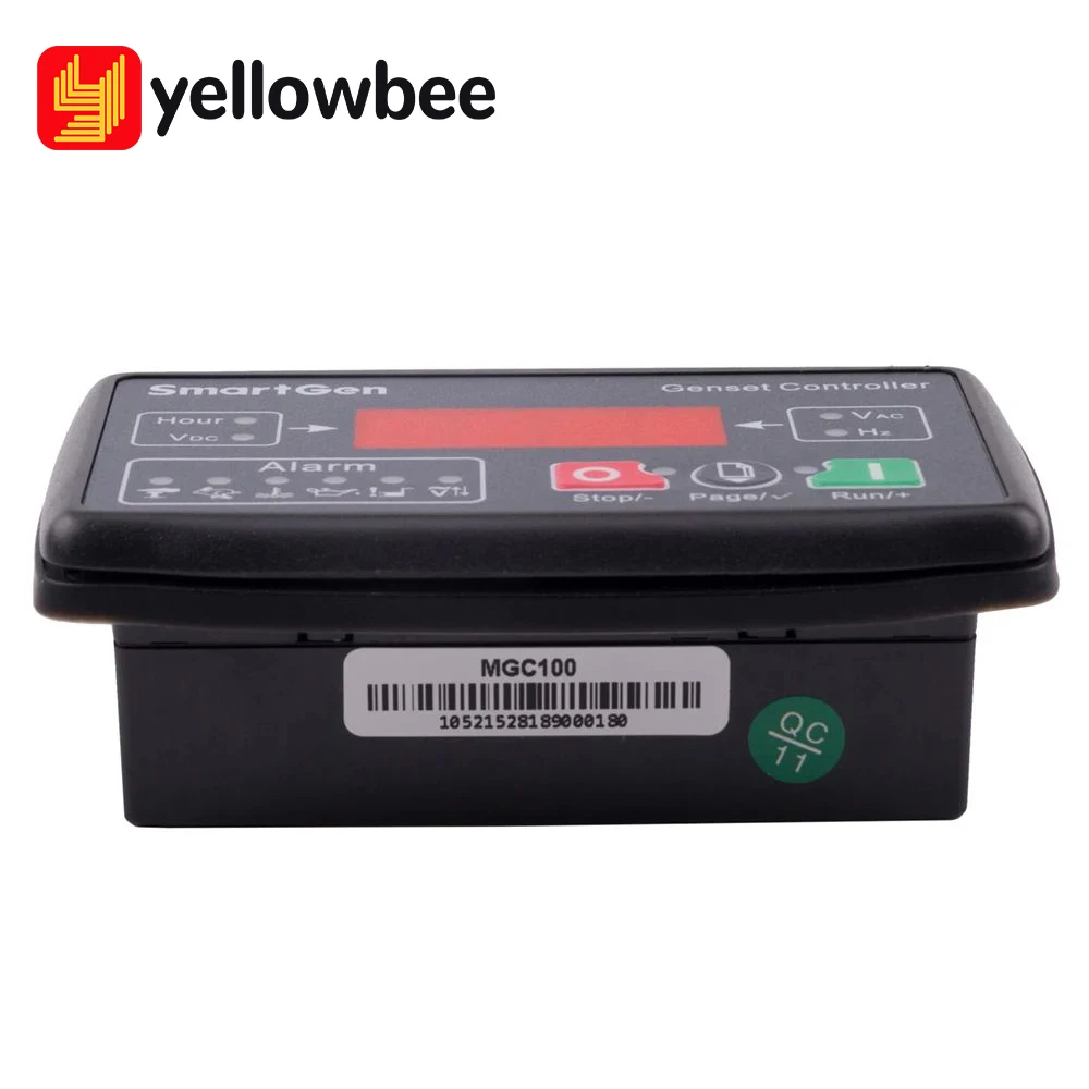 mgc100 소형 발전기 컨트롤러 자동 7가지 보호 모듈 범용 LED 디스플레이 컨트롤러 보드 디젤 발전기 부품