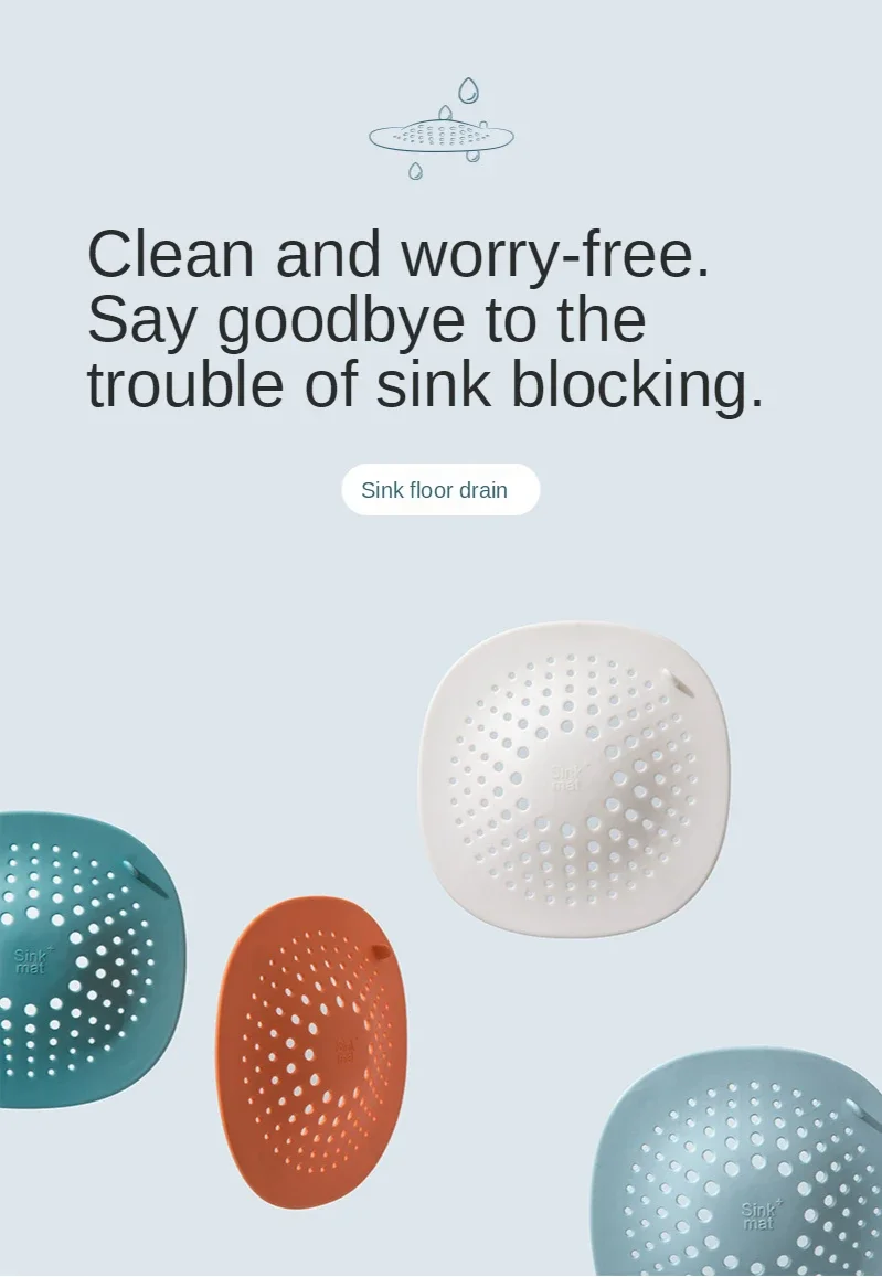 Description Picture 2 of itemBathroom Hair Catcher Stopper Kitchen Sink Filter Accessory For Bathroom Product Bath Sewer Outfall Drain Shower Filter Strainer