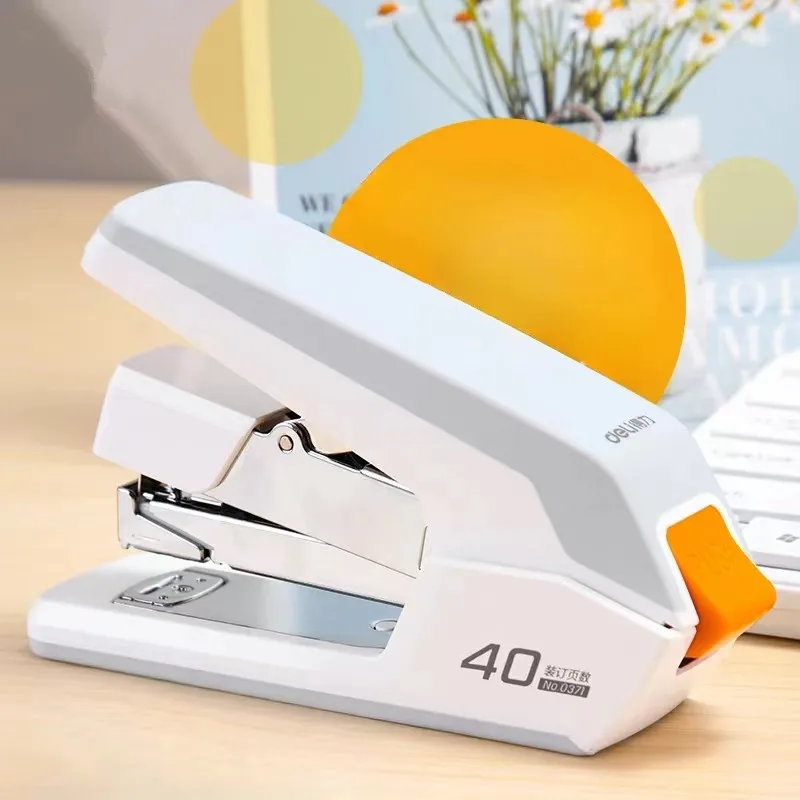 Deli 40 Sheets Heavy Duty Stapler Effortless Paper Binder School Supplies Stationery Sta