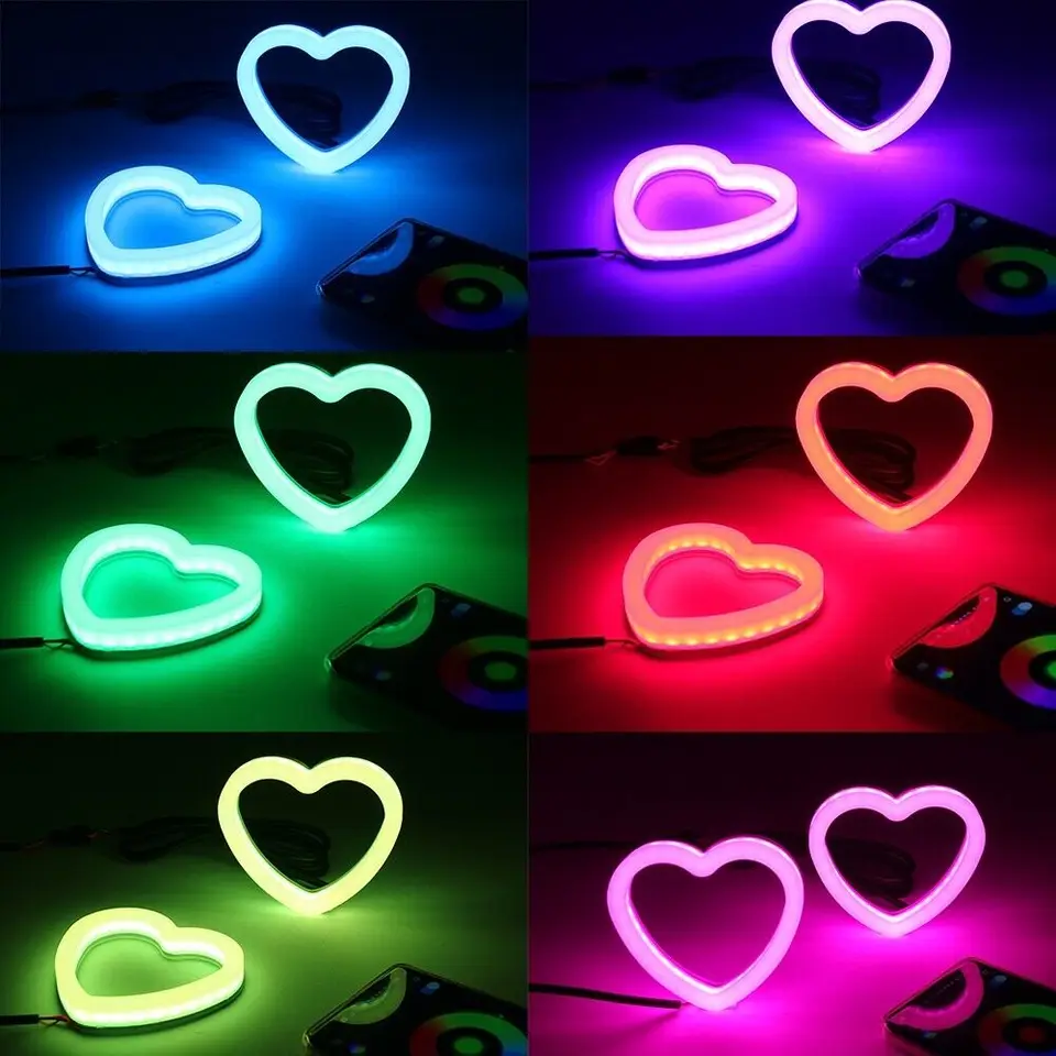 Yeux d'ange à LED Paire 9-36V 105mm LED Phare Signal Lampe Halo Anneaux