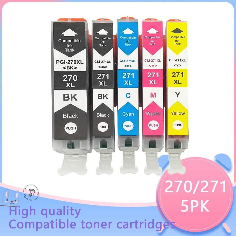 5 цветов совместимый картридж для Canon PIXMA MG5720 MG6820 MG7720 TS5020 | Компьютеры и офис