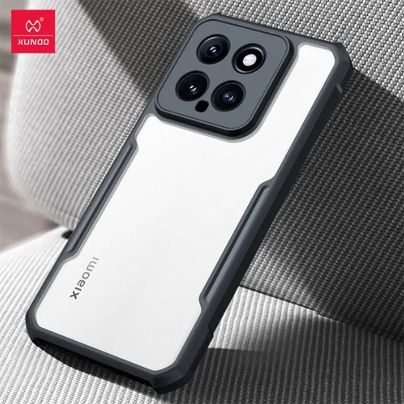 Xundd Phone Case For Xiaomi 14 Pro Case For Mi 14 Anti-Fingerprint Anti-Sweat Back Cover Airbags Shockproof Shell