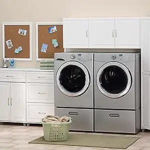 storage;storage cabinets;kitchen cabinets;garage cabinets;cabinet;laundry room storage;white cabinet