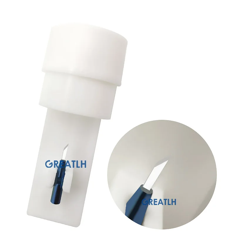 

Double Edge Blade Hair Transplant Implant Pen Titanium Handle Ophthalmic Knife Ophthalmic Eye Tools