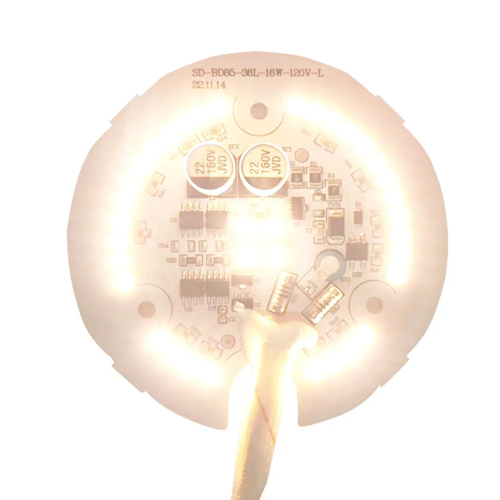 3.94 Inch LED Ceiling Fan Light Kit 3000K/4000K/6500K Dimmable Ceiling Fan Retrofit Kit Ceiling Flush Light Replacement Panel