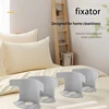 4Pcs Bed Corner Sheet Grippers Straps Heavy Duty Mattress Straps for All Sheet Sizes, Non-Slip Sheet Holders Secure Bed Sheets 3