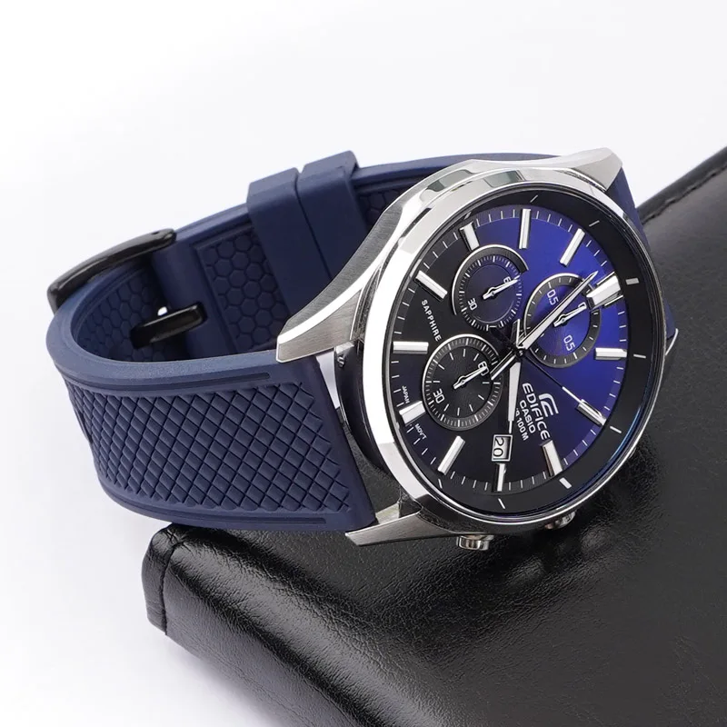 Premium Gummi Uhr Band Quick Release Armband 18mm 20mm 22mm Uhr Armband Ersatz für Seiko Huawei gt2pro/gt3 Omega – Detail 8