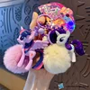 My Little Pony Anime Keychain Twilight Sparkle Pinkamena Diane Pie Fluttershy Rarity Rainbow Dash KeyBuckle Kids Birthday Gifts 6