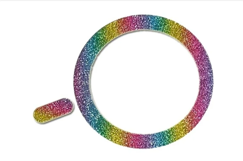 Glitter Magnetic Metal Ring Sticker Phone Case Cover Accessory
