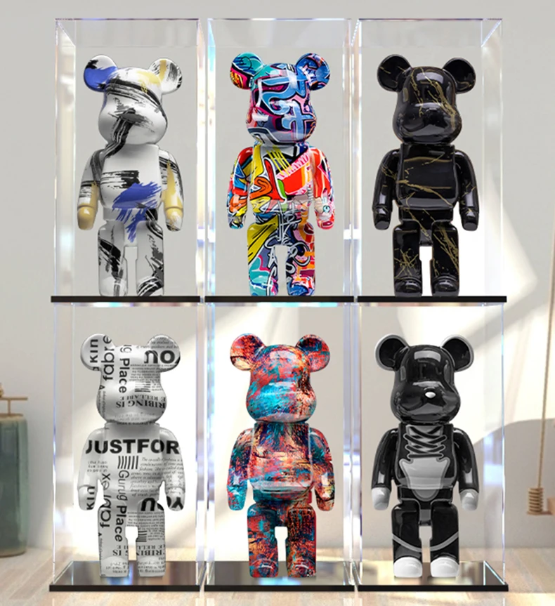 Silver Large Modern Art Cartoon Resin Bear Brick Statue Model Bearbrick  Fiberglass Sculpture High-Grade Glass Patch Technology Resin Bear - China  Resin Ornaments and Resin Marble Texture Sculpture price