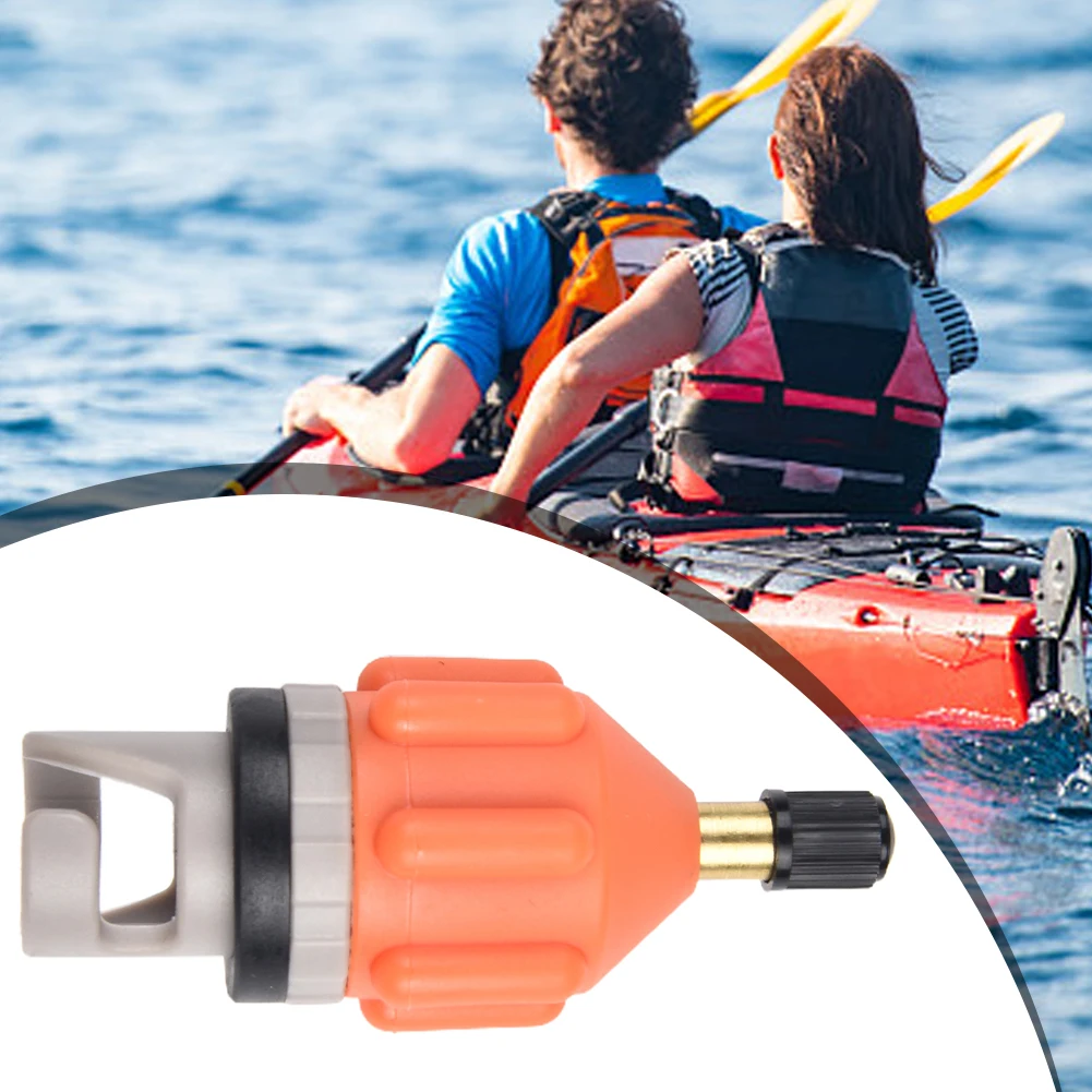 Connector Adapter Air Valve Inflatable Rowing Rubber Boats Paddles Canoe Kayak Air Valve Pump Compressor Converter For SUP Board hand pump air pressure gauge kayak air thermometer kayak test air valve connector sup stand up paddle board etc