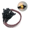Q0KB 20pcs Layout Lamppost Model LED Lamp Railway Train Scenery Table War Game 4