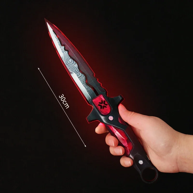thumbnail image 1 of Arma Valorant de 30 cm VCT LOCKIN Melee, espada acrílica luminosa, cuchillo, accesorios de cosplay, modelo de espada periférica, juguetes de regalo para niños, 1 of 5