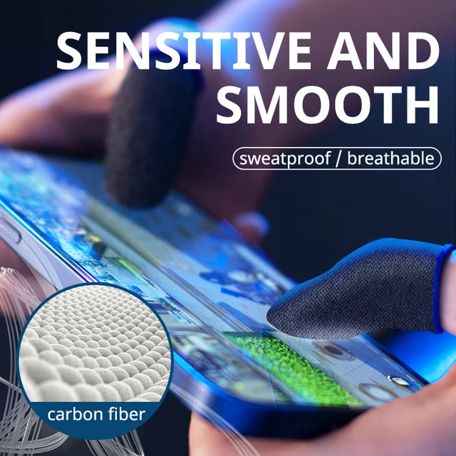 20/40pcs Gaming Finger Cover Game Controller Suitable For PUBG LOL Anti Sweat Scratch Touch Screen Game Finger Thumb Cover Glove 5