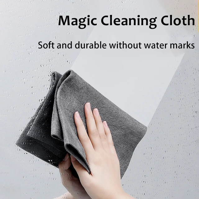 Thickened Magic Cleaning Cloth Reusable Microfiber Washing Rags Car Window  Glass Wiping Rags Towels Household Clean