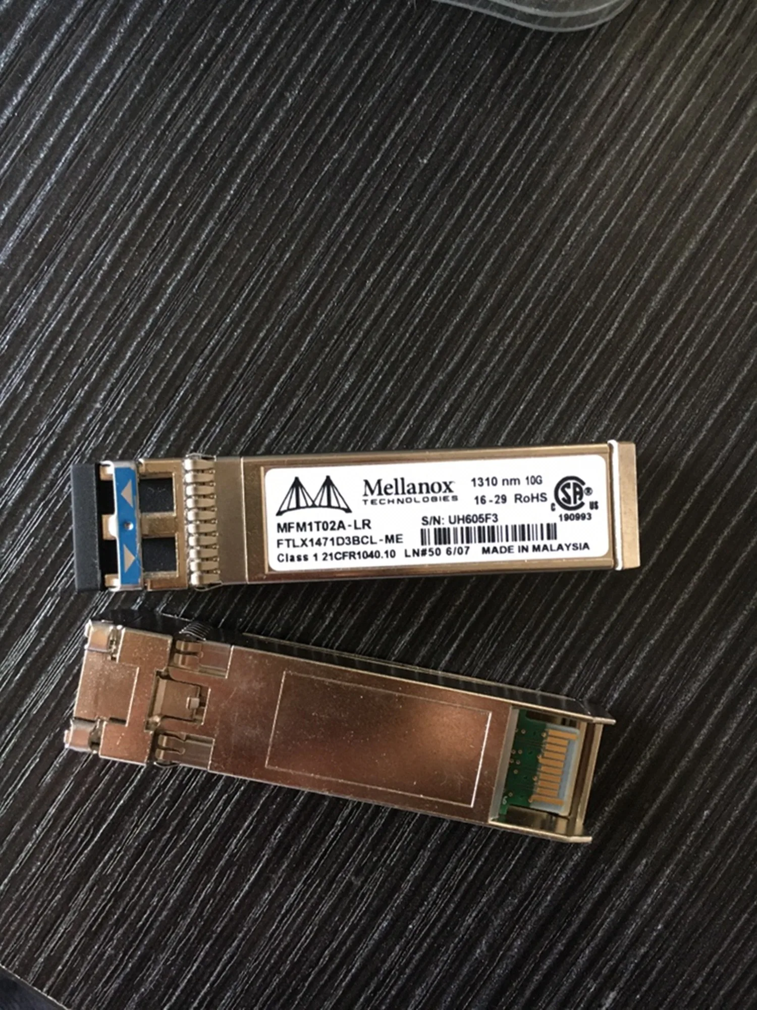 Mellanox 10g lr sfp+/MFM1T02A-LR/FTLX1471D3BCL-ME/1310nm 10km mellanox network card,switches,module switch