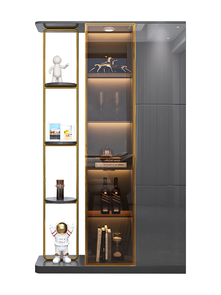 

Light luxury living room partition cabinet against the wall, modern simple room cabinet dining room entrance cabinet