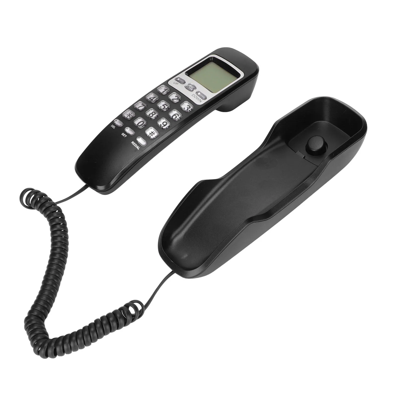 Home Landline Phone LCD Display Redial Function Desktop Corded Fixed Telephone For Office Hotel Home wired phone