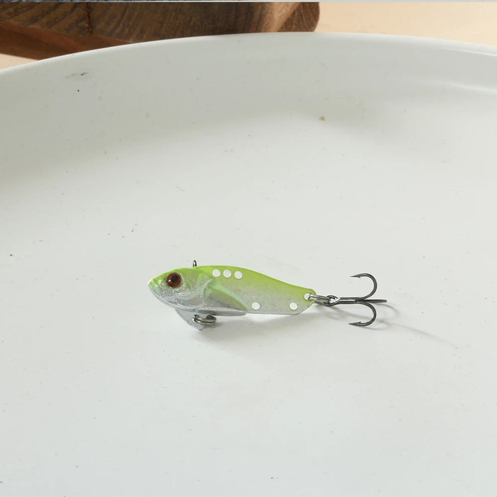 VIB Angelköder 4,5 g Spinner Löffel Vibration Waschbecken Jerkbait Swimbait Metall Jig Löffel Köder Kurbelköder Bass Forellenköder – Detail 8