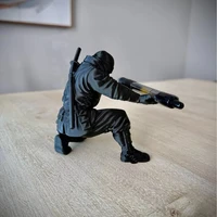 3D Printed Cool Organizer Ninja Pen Holder Miniature Pen Stand Creative Gift Ornament Modern Desktop Decoration Parts 4