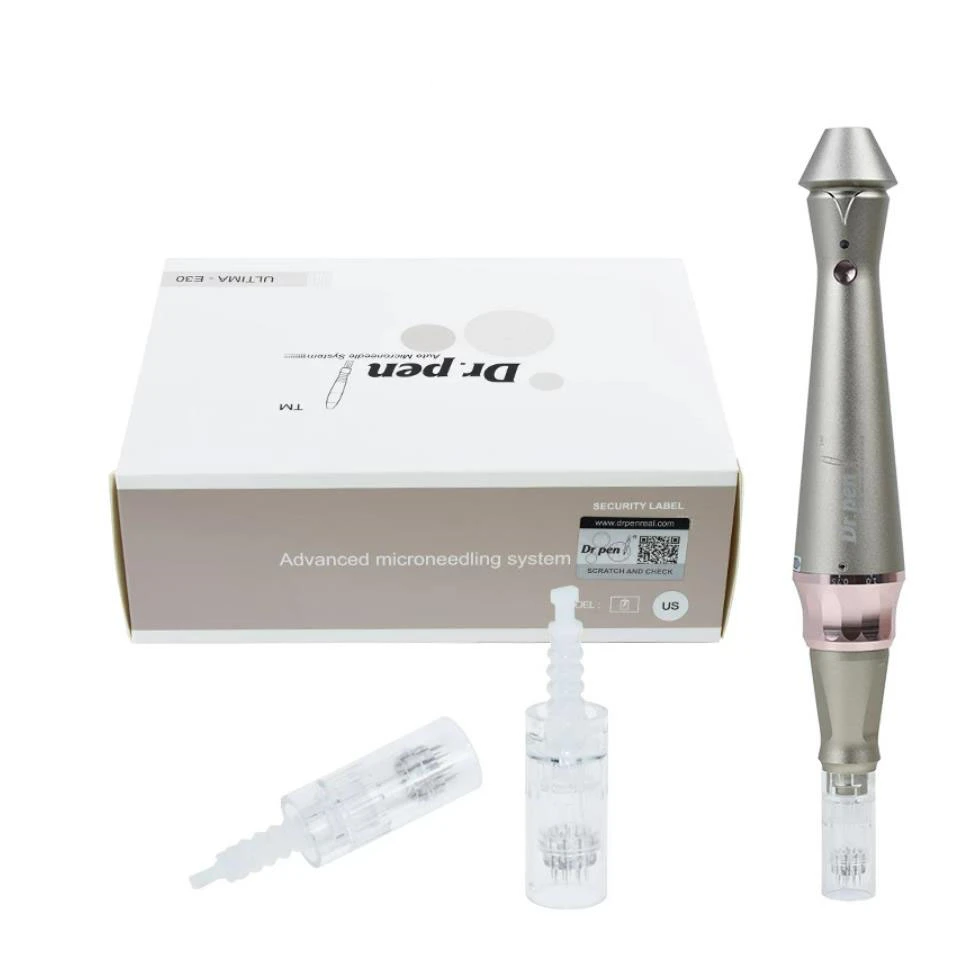 Genuine Dr. pen Ultima E30 Wireless Golden Derma Pen With 12 pcs