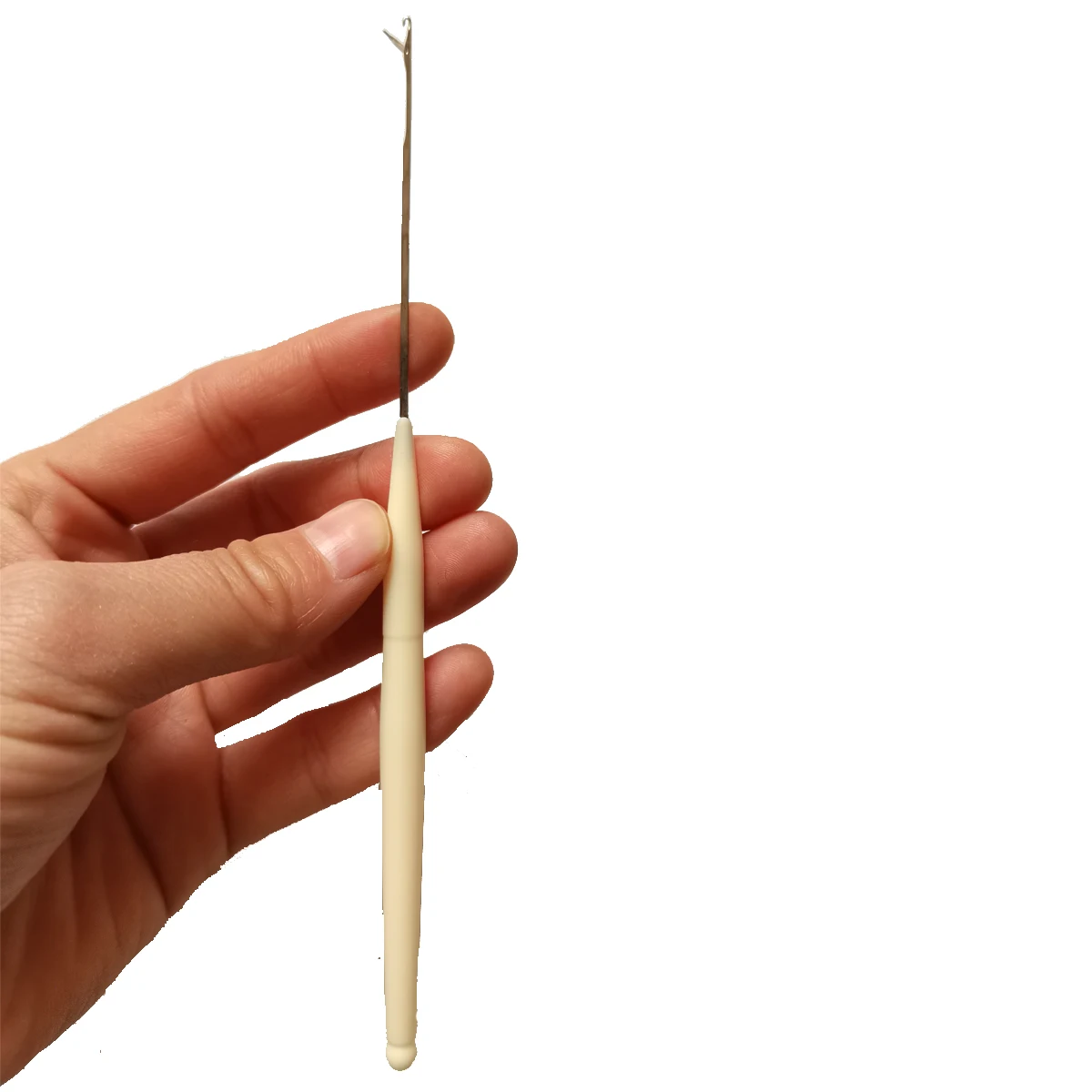 10Pieces Plastic Handle Hook Needle Micro Rings Needle Hair Tools for Micro Rings Hair Extensions