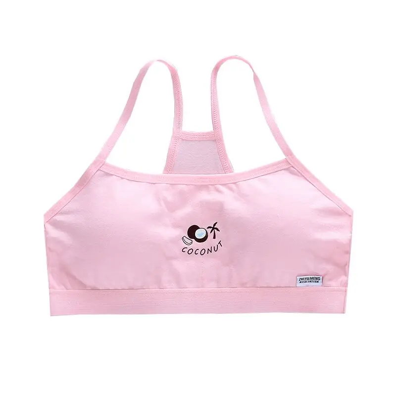 Girls Underwear Women Bra Set 2pc Teen Girl Bras Puberty Crop Top Vest Racerback Training Bras Tube Lingerie Teenage Girls 8-14Years