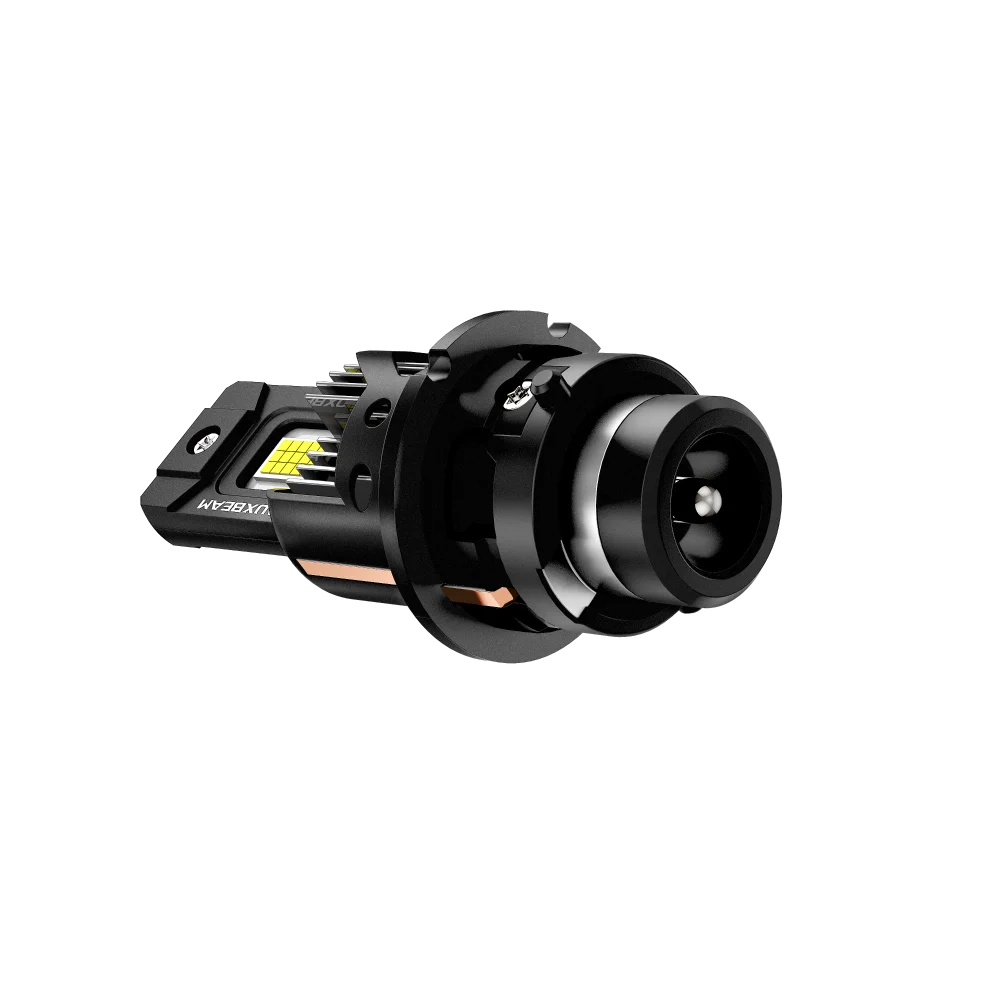 AUXBEAM D-PRO 시리즈 플러그 앤 플레이 LED 헤드라이트 전구 D2 D2S D2R D4 D4S D4R 80W 22000LM HID 교체용 6500K 쿨 화이트