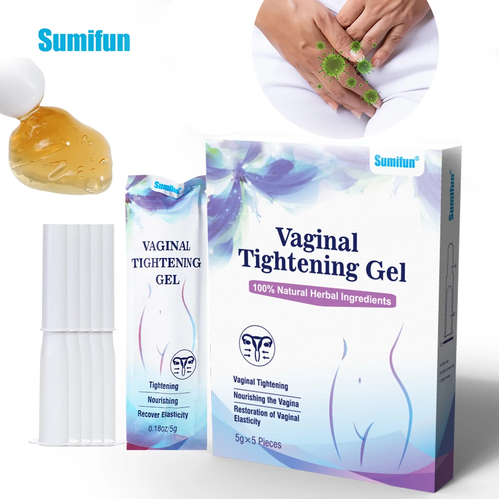 

5pcs/box Vaginal Antibacterial Gel Women Private Part Firming Anti Inflammation Itching Gynecological Plaster Uterus Care