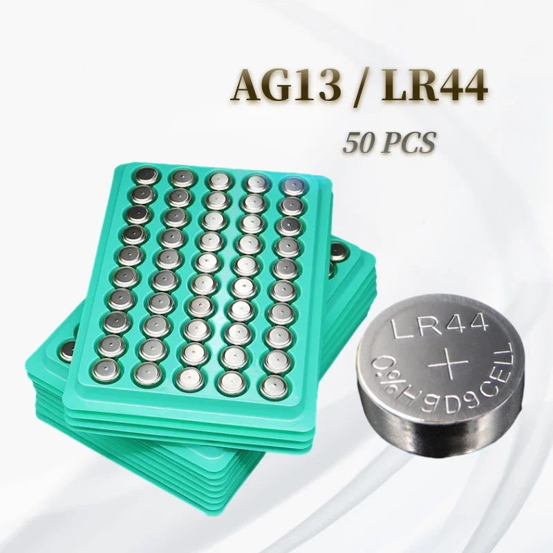 

LR44 AG13 Button Cell Coin Battery Zinc Manganese Watch Toys Remote L1154 357 SR44 1.55V Battery Watch Toys Electronic Products