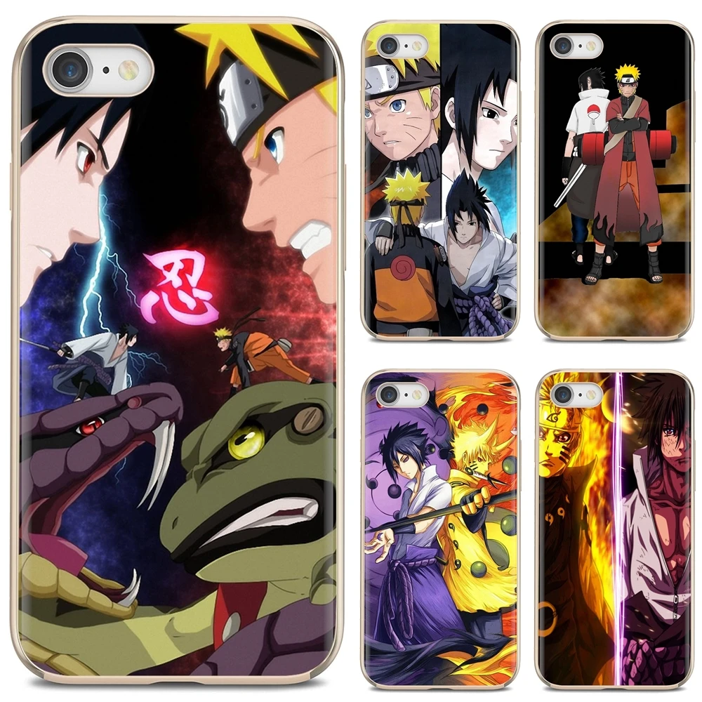 For LG G5 G6 G7 Q6 Q7 Q8 Q9 V10 V20 V30 X Power 2 3 Spirit G2 G3 G4 Mini naruto uzumaki and sasuke uchiha Silicone Bag Case |