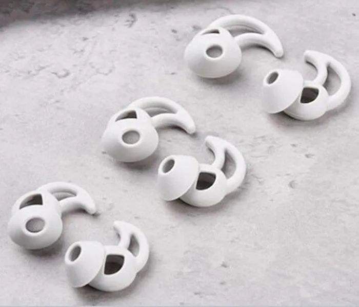 Premium Silicone Ear Tips Replacement - Pack of 6