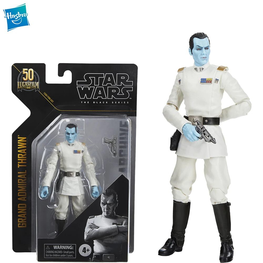 

[In-Stock] Hasbro Star Wars The Black Series Archive Grand Admiral Thrawn 6-Inch Original Action Figures Collectible Model Toys