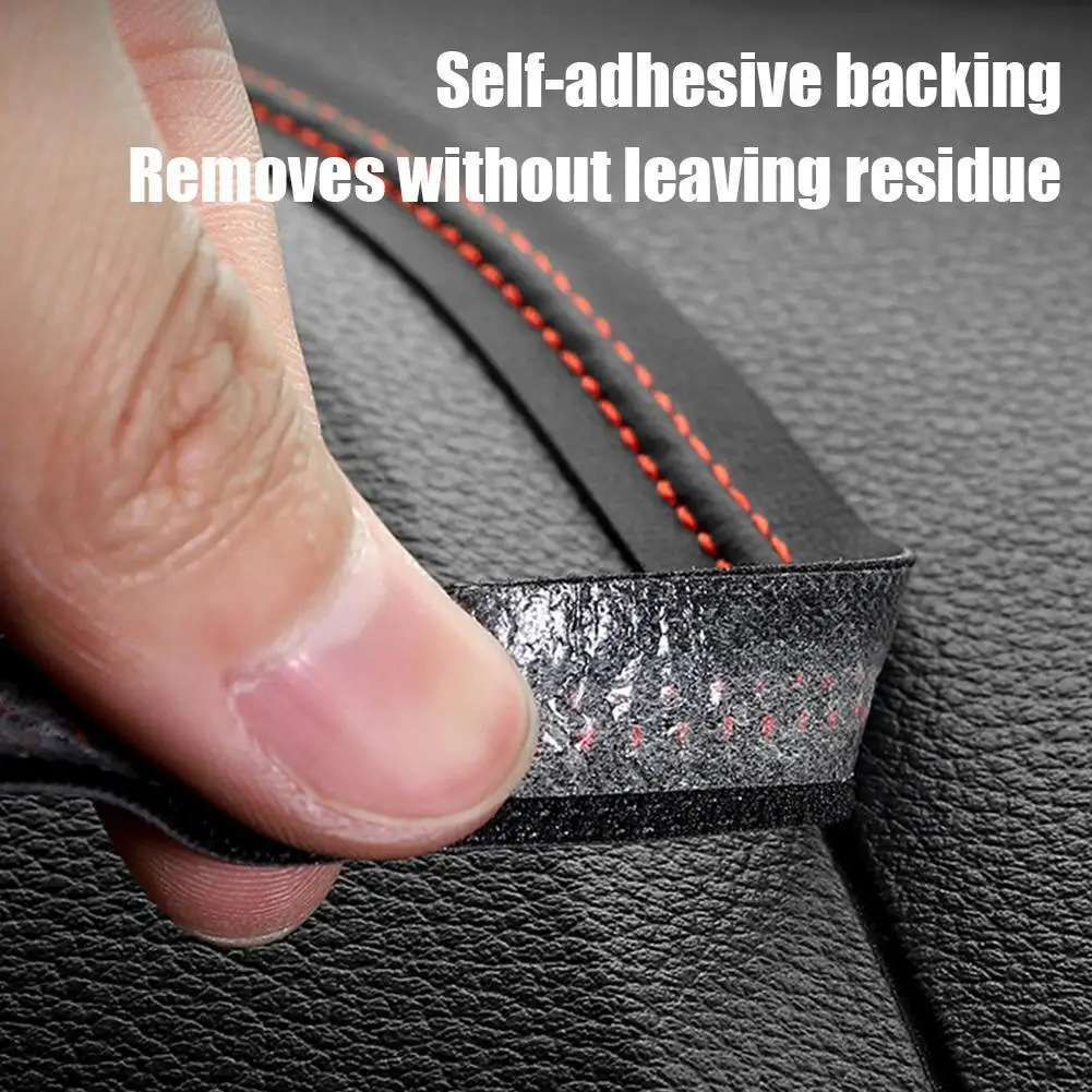 Strisce Decorative in Pelle per Interni Auto 3-6m, Forniture per Modifica di Console Centrale, Pannello Strumenti, Porte e Sedili in Pelle PU - Image 5