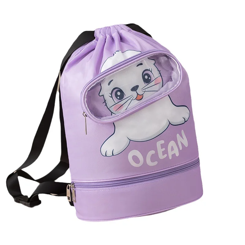 New Waterproof Swim Backpack with Dry Wet Separation Large Capacity Travel Gym Bag 3