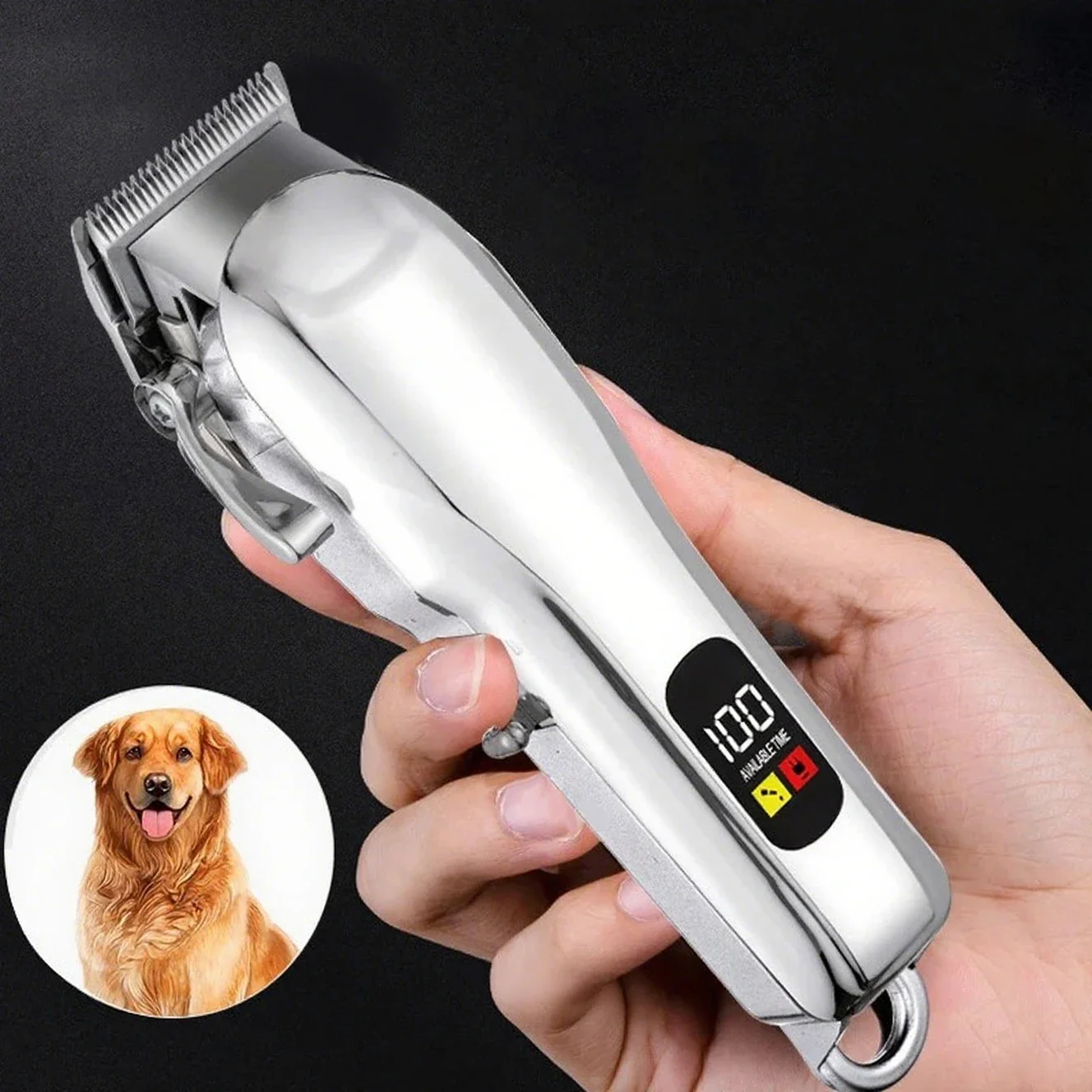 Professional Cordless Electric Low Noise Pet Hair Clipper Dog Trimmer Grooming Shaver for Dogs Cats Animals Professional Cordless Electric Low Noise Pet Hair Clipper Dog Trimmer Grooming Shaver for Dogs Cats Animals