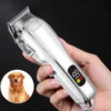 Professional Cordless Electric Low Noise Pet Hair Clipper Dog Trimmer Grooming Shaver for Dogs Cats Animals