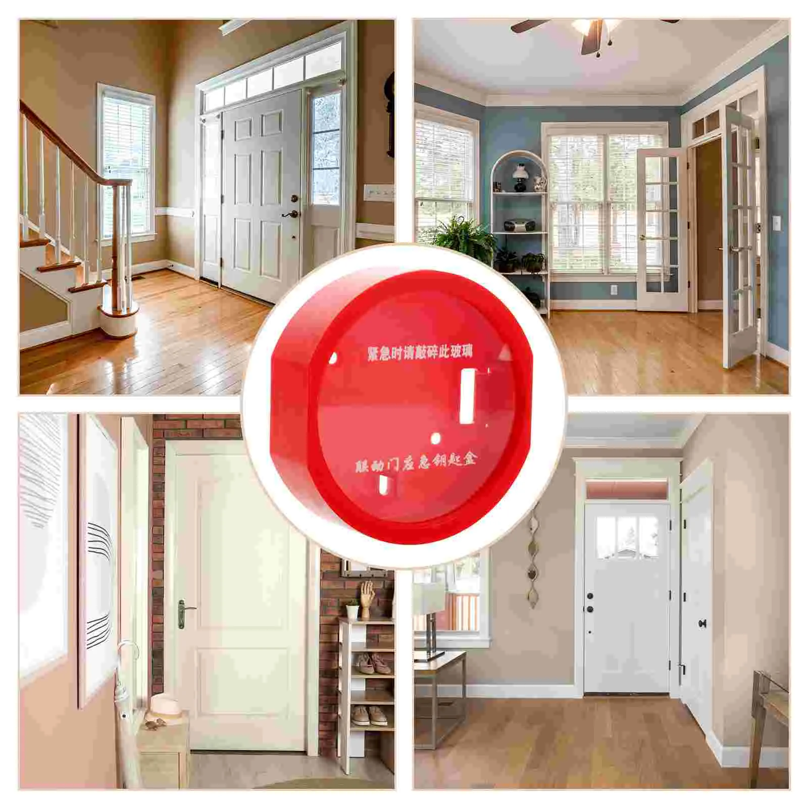 Door and Window Emergency Key Box Lockbox for outside Portable Keys Outdoor Plastic