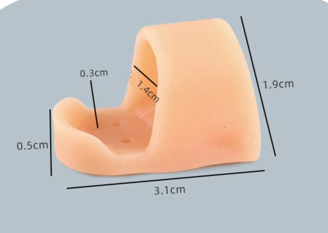 2Pcs Toe Straightener Thumb Valgus Protector Silicone Gel Foot Fingers Toe Separator Bunion Adjuster Feet Pads Relief Foot Pain